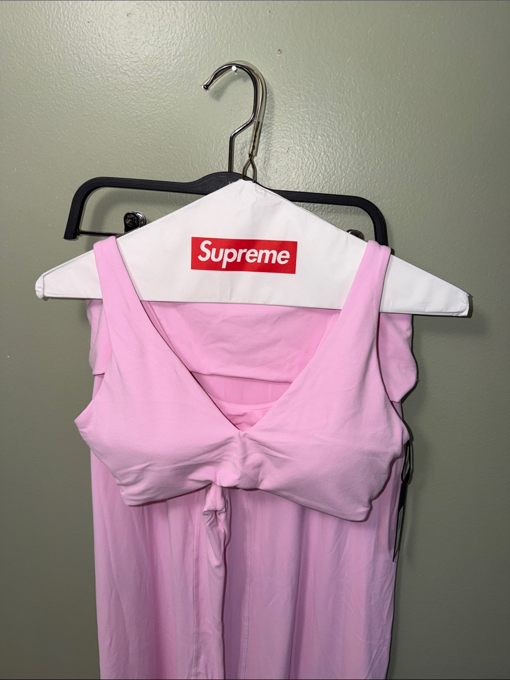 Oner Active Pink Tie-Front Tank Dress